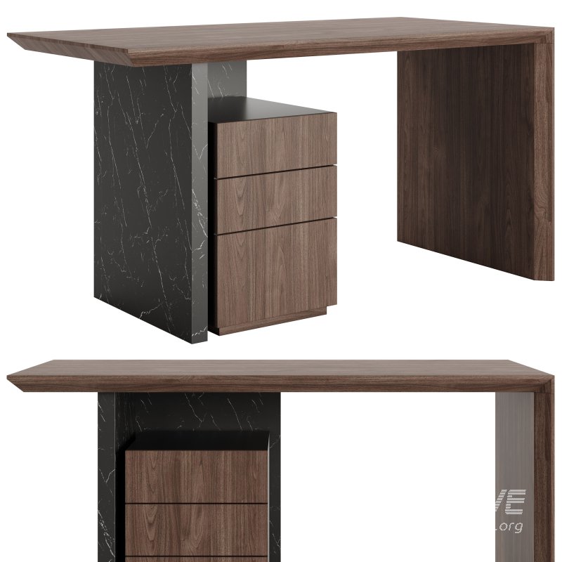 60 Modern Wooden Desk - Image 1