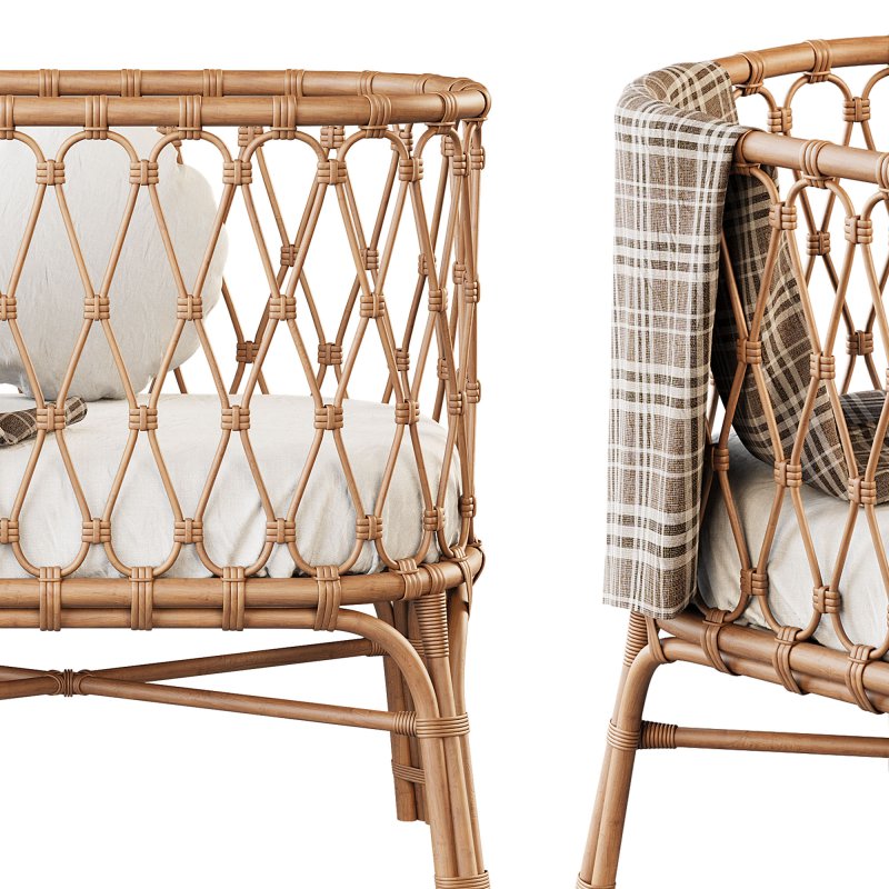 Rattan Children’s Bed - Image 2