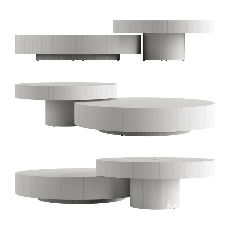 DOLMEN Round Coffee Table by Lema - Image 5