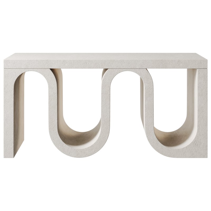 Melange Snaked Console Table By Hooker Furniture - Image 2