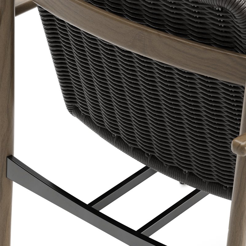 Minotti Trio Outdoor Dining Chair - Image 5