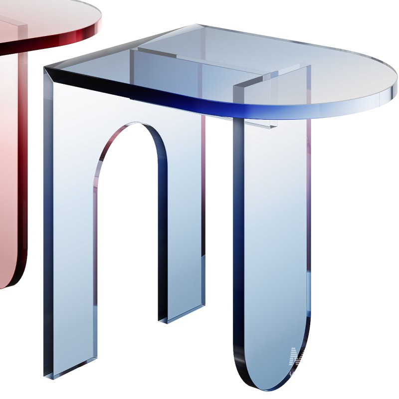 Arch Inspired Acrylic Side Table by Arch Under the Table - Image 2