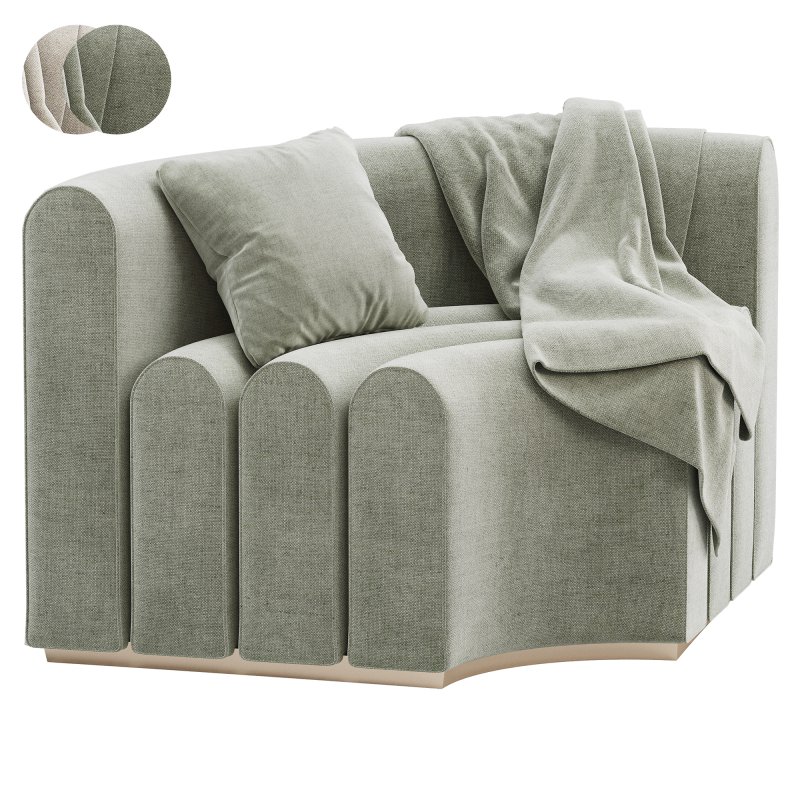 Arkad B Corner armsofa - Image 1