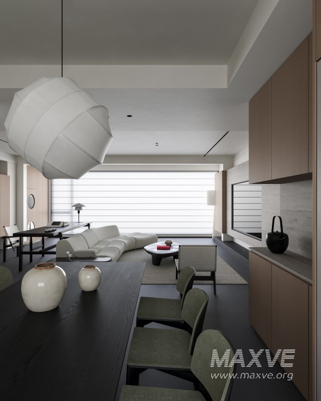 Modern living and dining room - Image 3