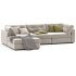 Sohla 4 Piece L Shaped Grey Boucle Sectional Sofa - Thumbnail 1