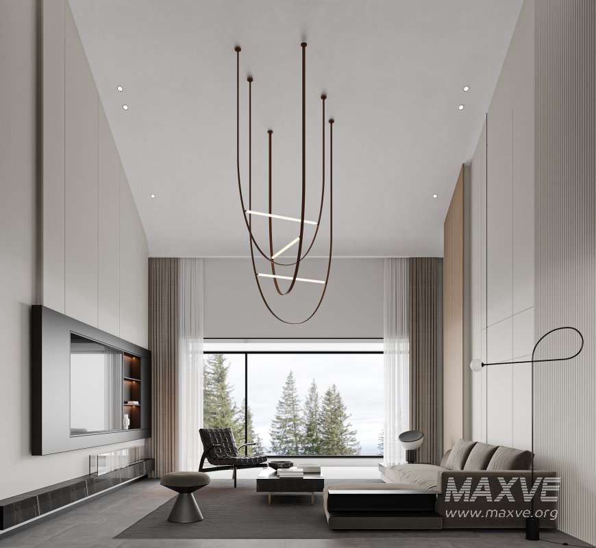 Modern living and dining room - Image 2