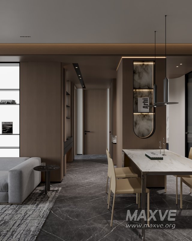 Modern living and dining room - Image 7