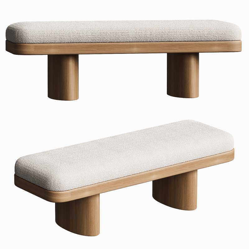 Hilarie 48 Boucle Bench - Image 2