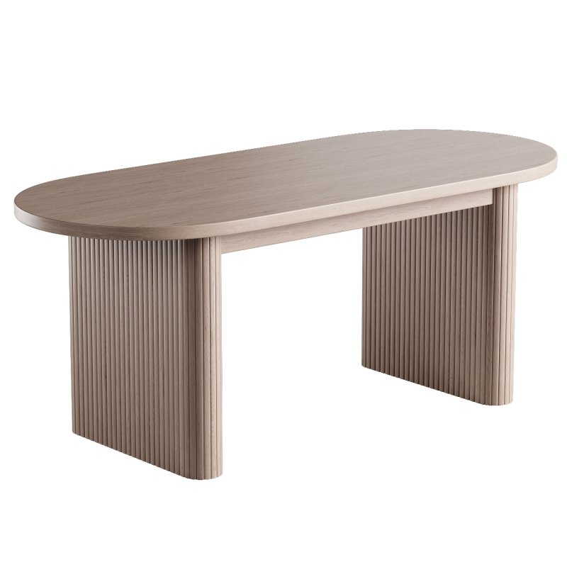 Extendable Natural Dining Table Lisette - Image 2
