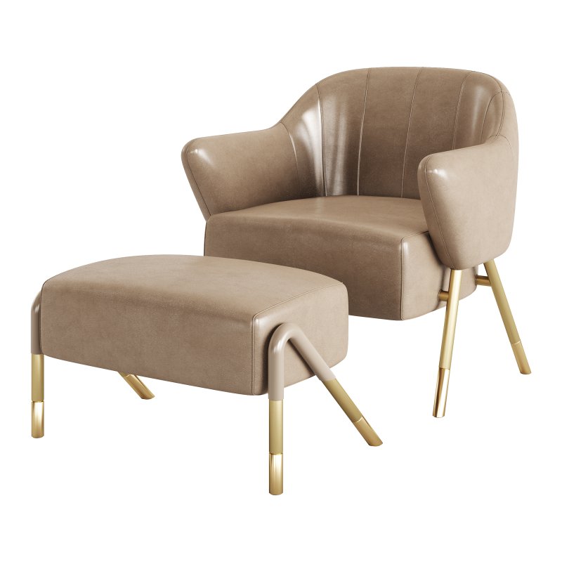 Jackie Armchair 02 by Rossato - Image 2