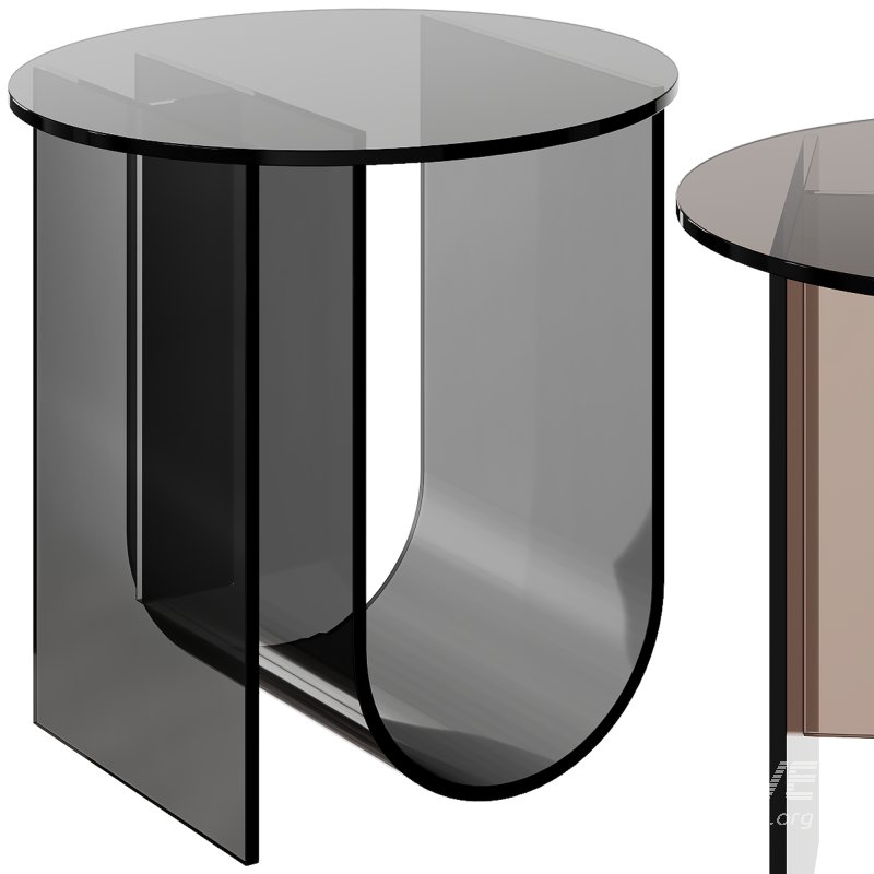 Living Room Acrylic Side Table by Unique Home Decor - Image 3