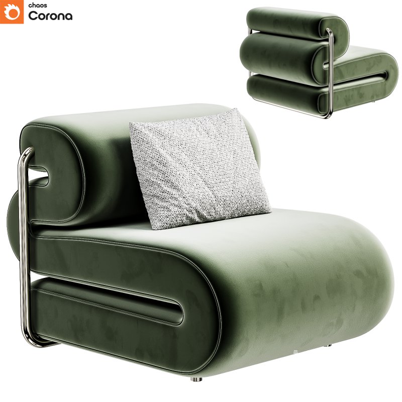 KAMPPI Fabric armchair - Image 1
