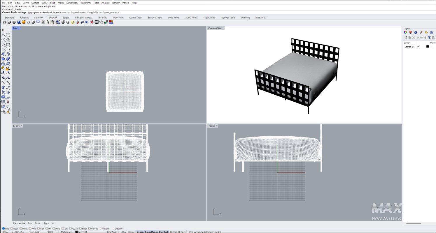 Black Metal Bed - Image 19