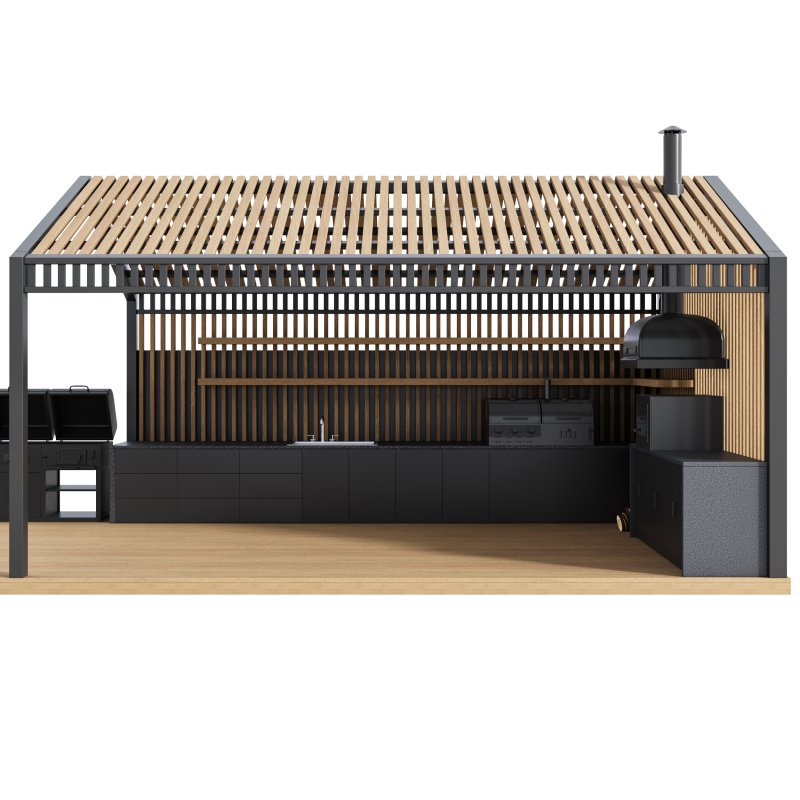 Modern Outdoor Kitchen 25 - Image 8