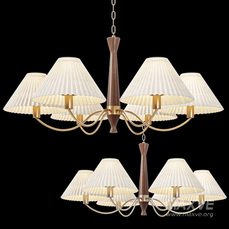 Pleated Chandelier - Image 4