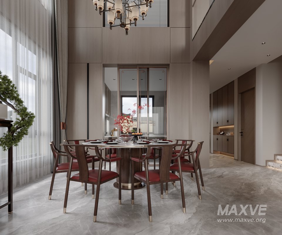 Chinese Living Room Dining Room - Image 9