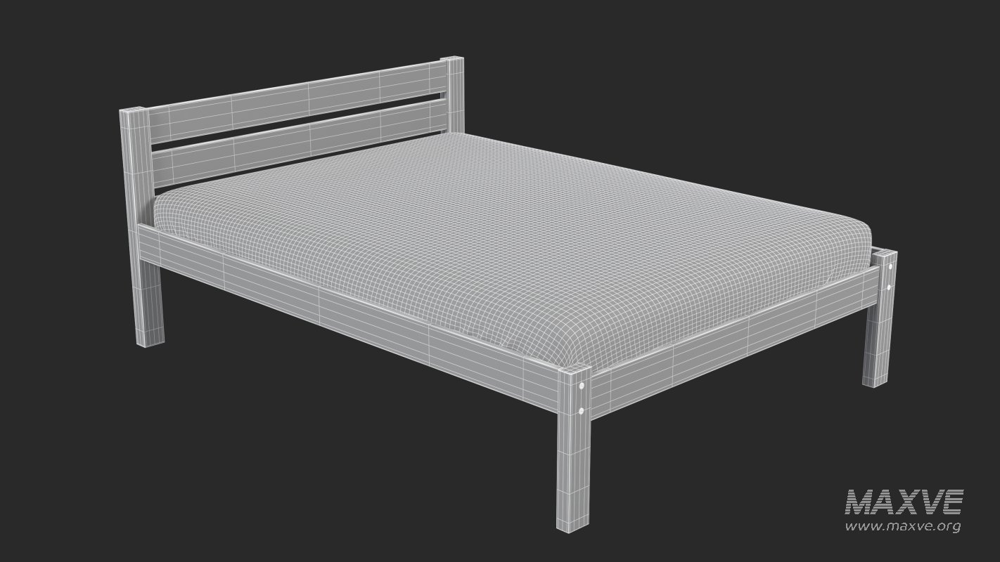 Classic Wooden Bed - Image 10
