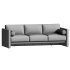 Aviator Leather Sofa 88 - Thumbnail 1