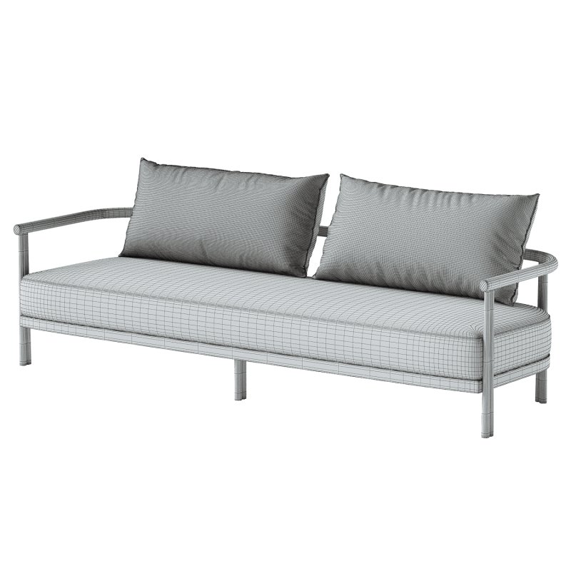 Cove Teak 3 Seat Sofa - Image 4