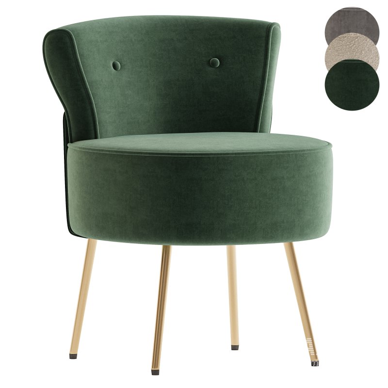 Tufted Accent Chairs - Image 3