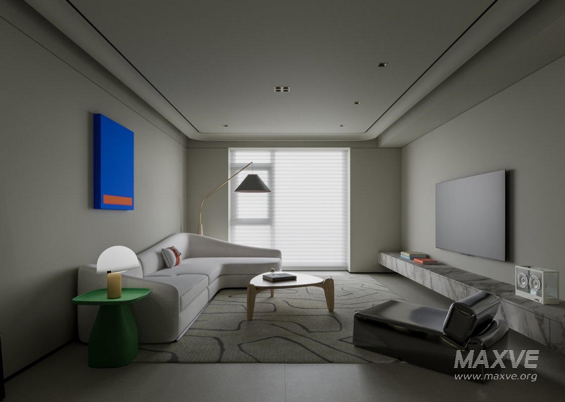 Modern living and dining room - Image 1
