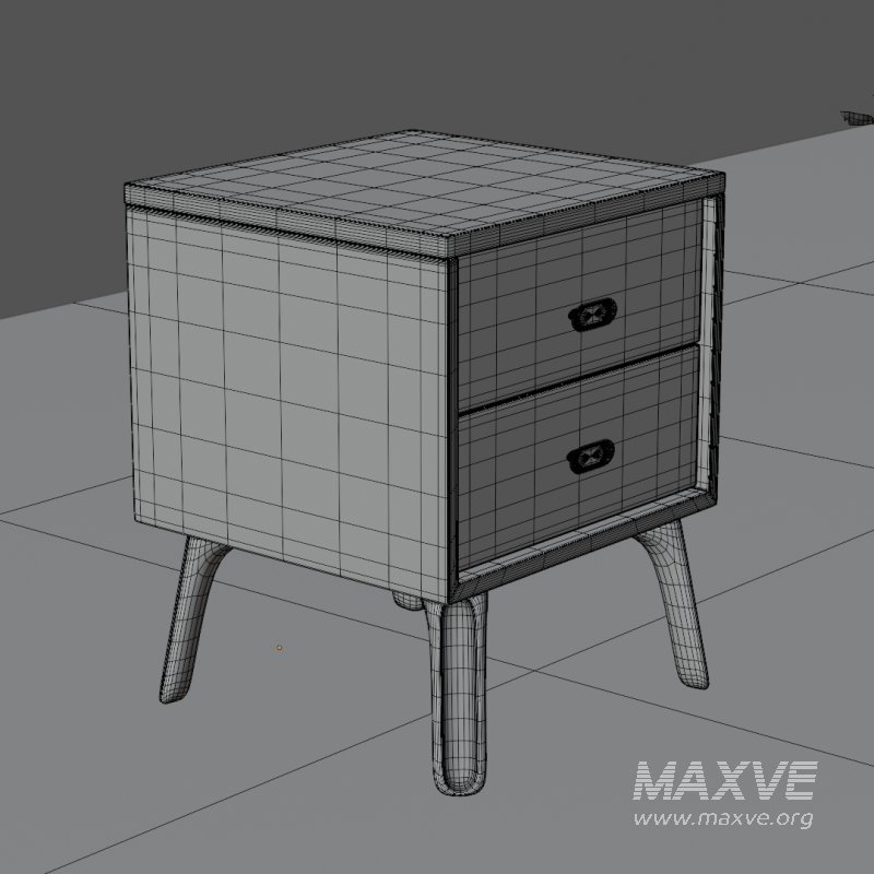 Mid-Century Modern Nightstand - Image 4