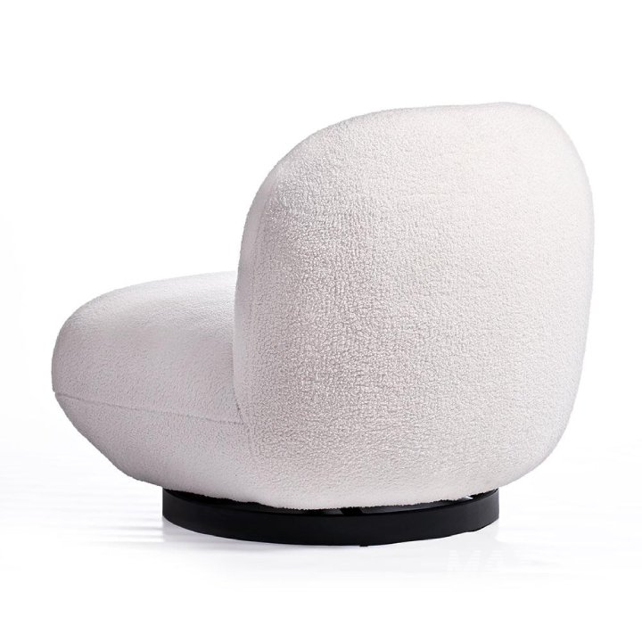 Minimalist Fabric Pouffe - Image 4