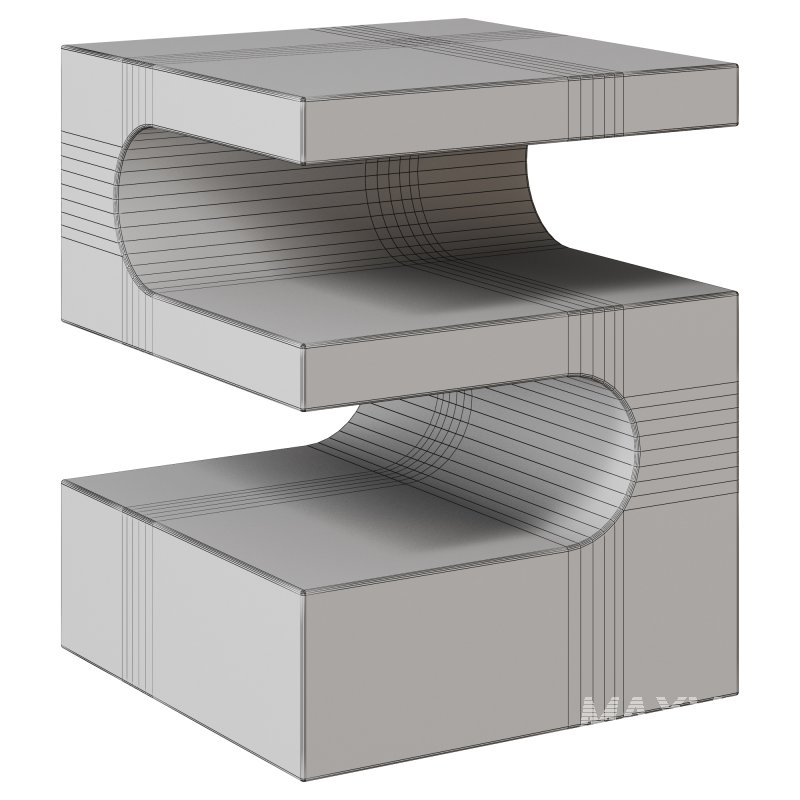 WOOOD Exclusive Toma Bijzettafel Mango Hout Zwart - Image 1