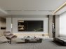 Modern living room and dining room interior scene - Thumbnail 4