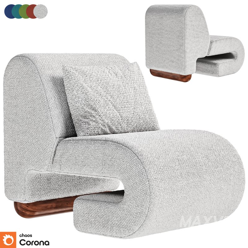 Greenapple Fabric armchair - Image 1