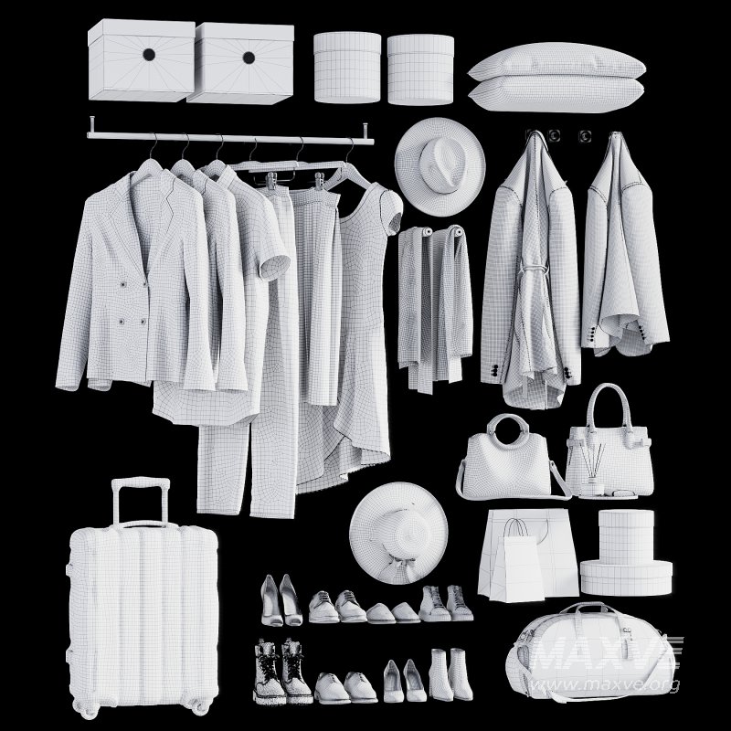 Clothing, shoes and accessories for wardrobe or shop 04 - Image 5