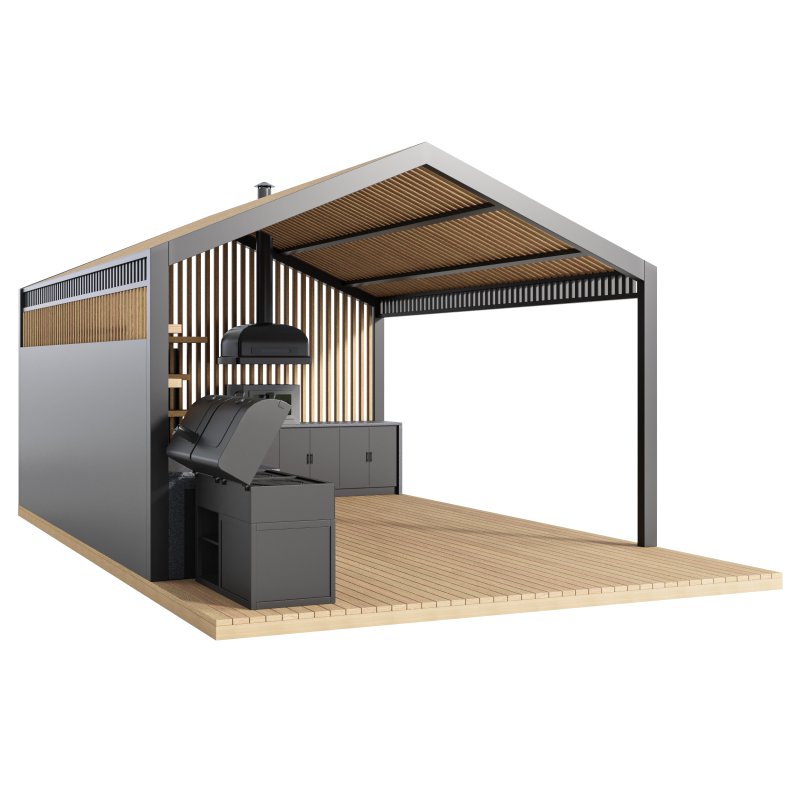 Modern Outdoor Kitchen 25 - Image 6