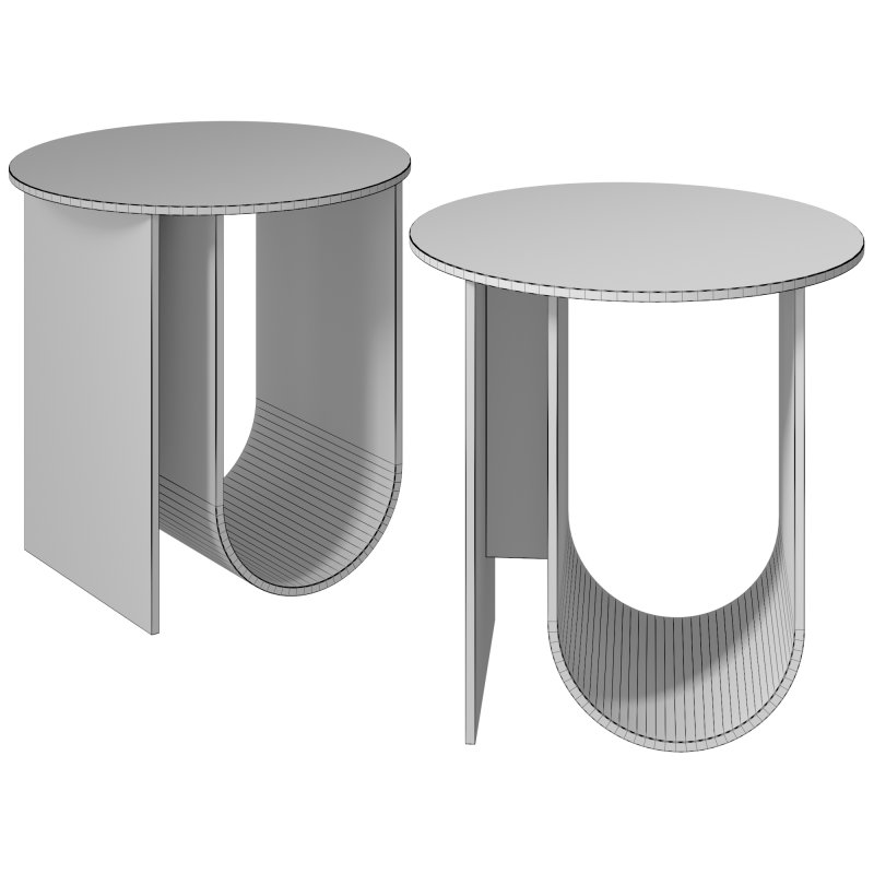 Living Room Acrylic Side Table by Unique Home Decor - Image 1