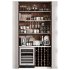 Built in Hidden Coffee Bar Cabinet Modern Beverage Station - Thumbnail 2