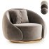 GHIDINI1961 ABBRACCI armchair 2 - Thumbnail 4