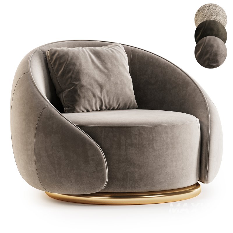 GHIDINI1961 ABBRACCI armchair 2 - Image 4