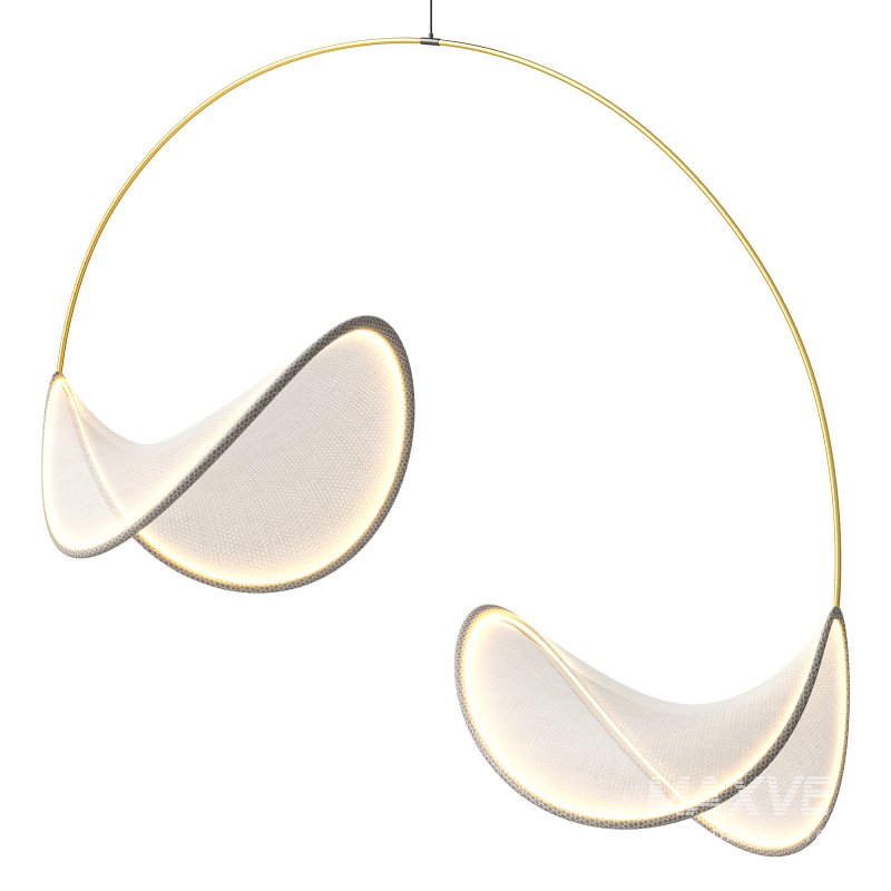 llll-02 fabric pendant light - Image 1