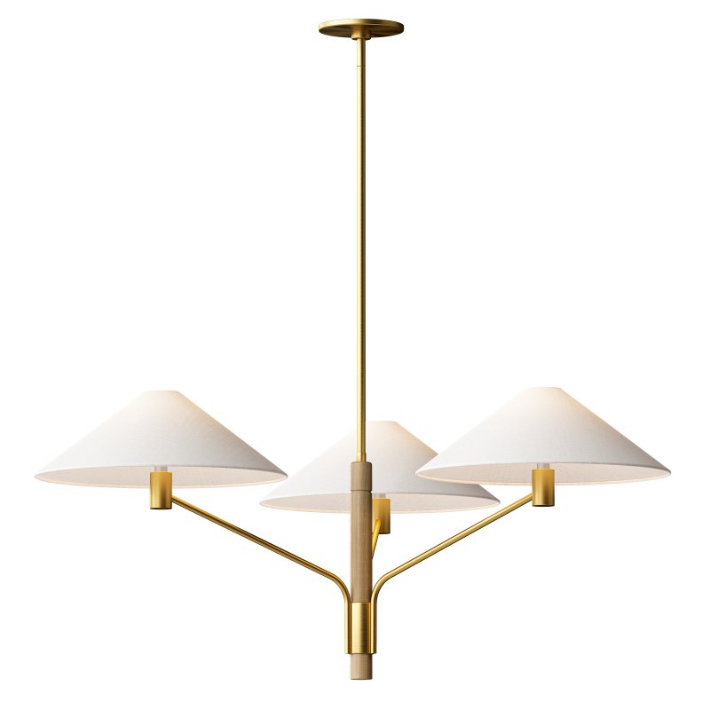 Devon 3-Light Chandelier - Image 1