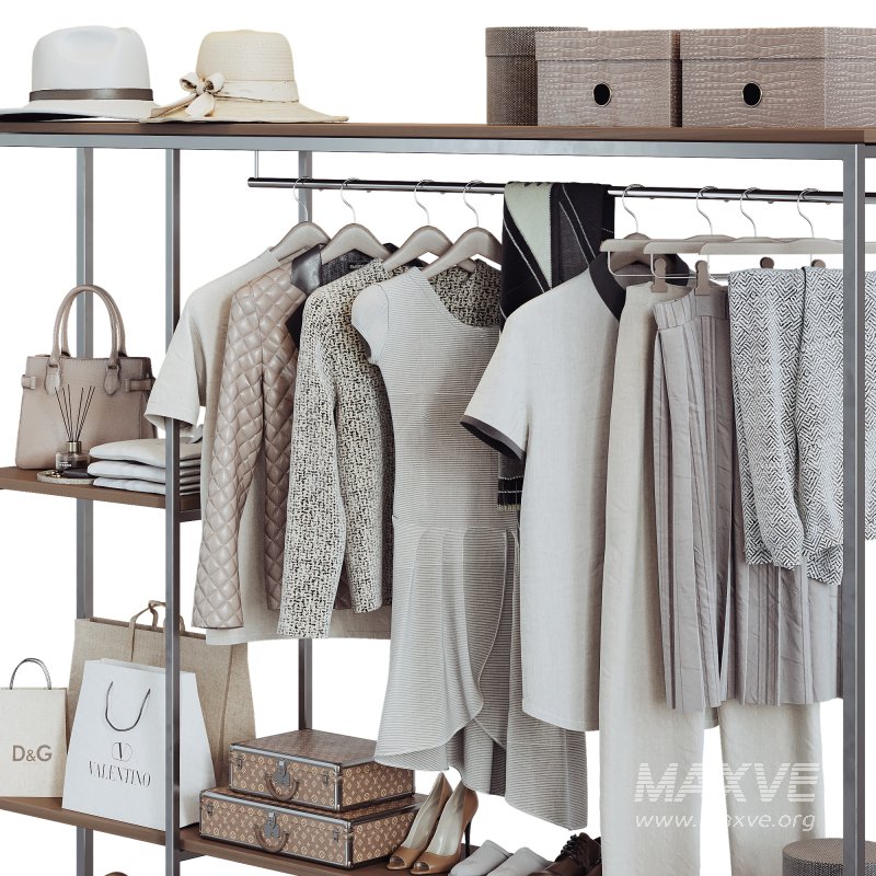 Clothing, shoes and accessories for wardrobe or shop 03 - Image 5