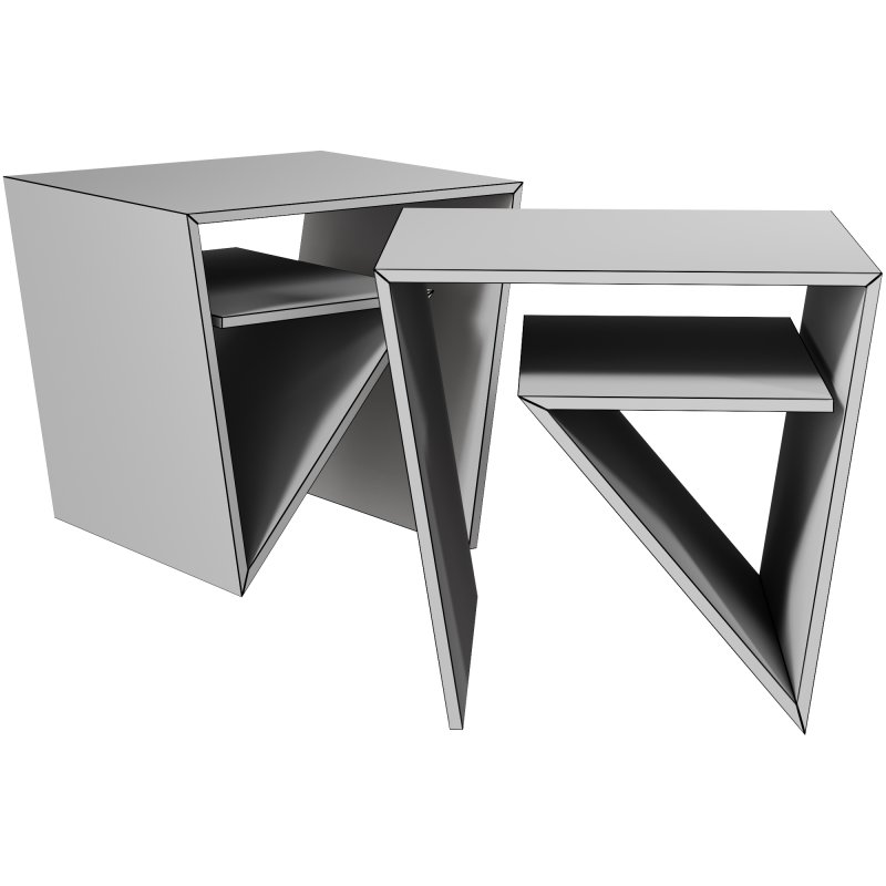 Zen Glass Coffee Table by Tonelli Design - Image 1