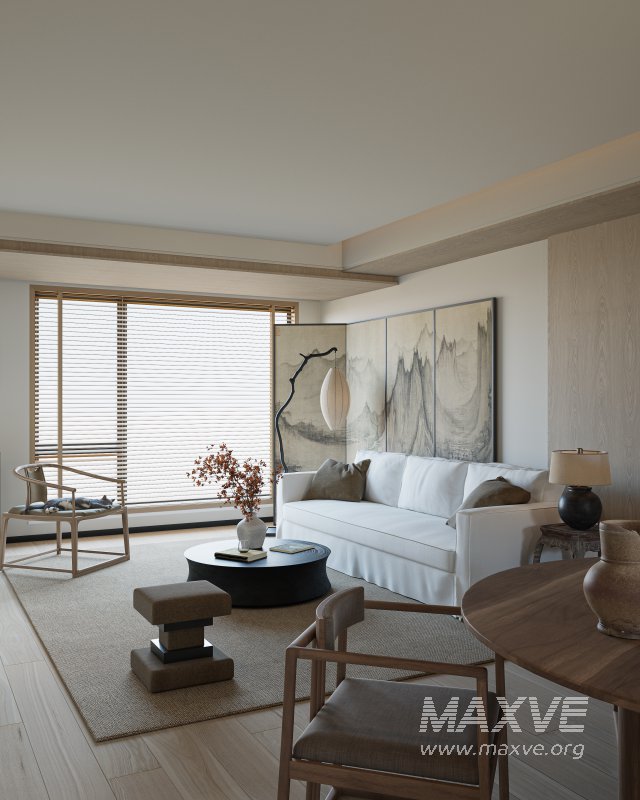 Chinese style living room and dining room - Image 6