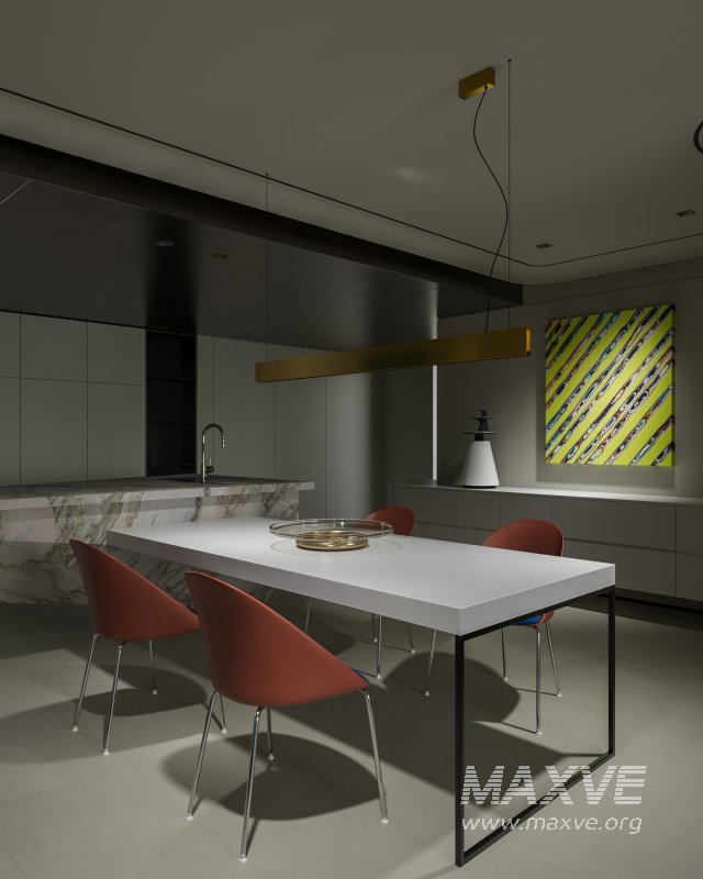 Modern living and dining room - Image 6