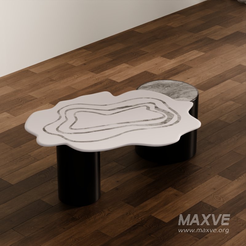 Modern Abstract Coffee Table - Image 5