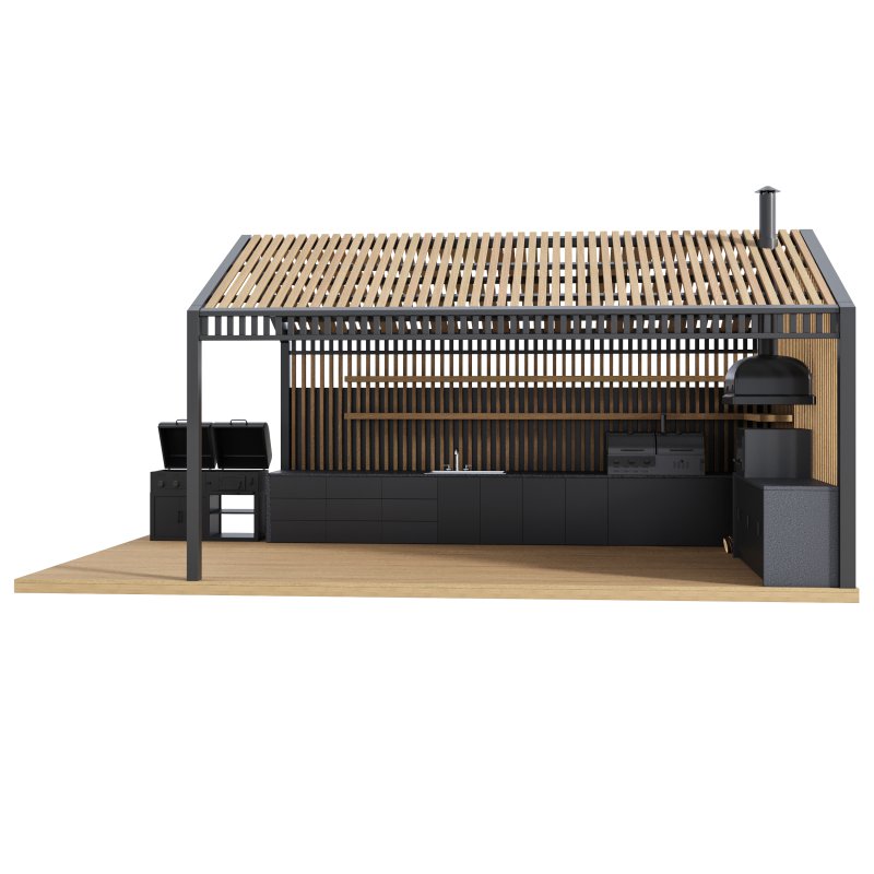 Modern Outdoor Kitchen 25 - Image 3