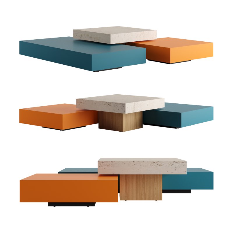 DOLMEN Rectangular Coffee Table by Lema - Image 1