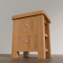 2-Drawer Traditional Bedside Table - Thumbnail 3