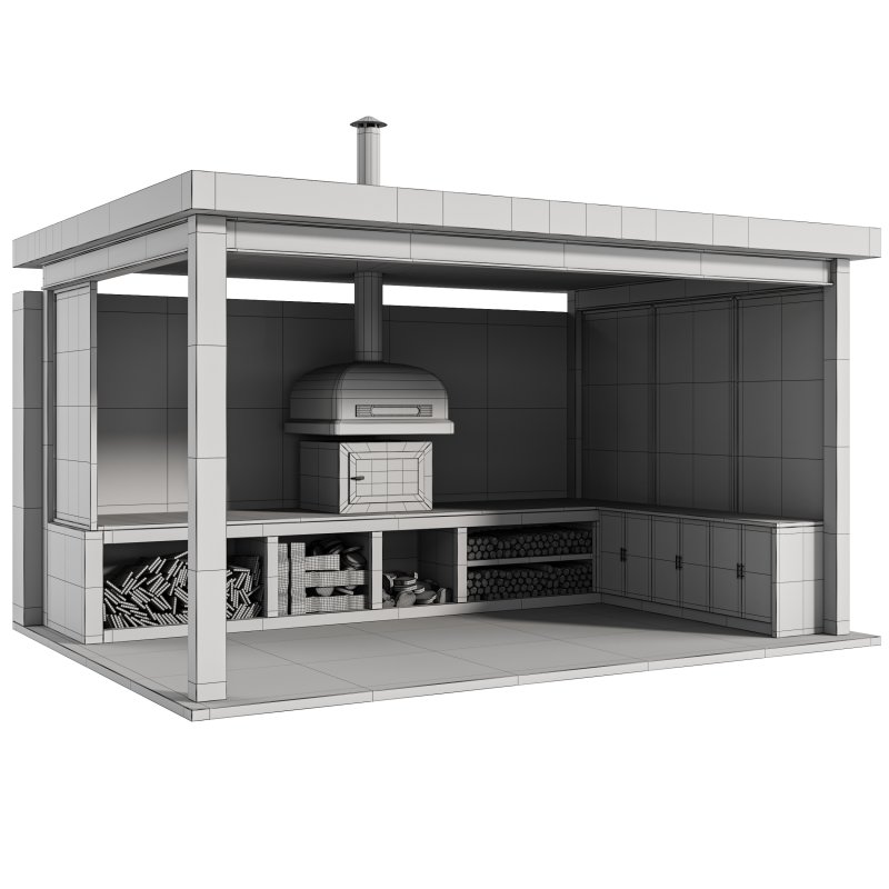Modern Outdoor Kitchen 03 - Image 9