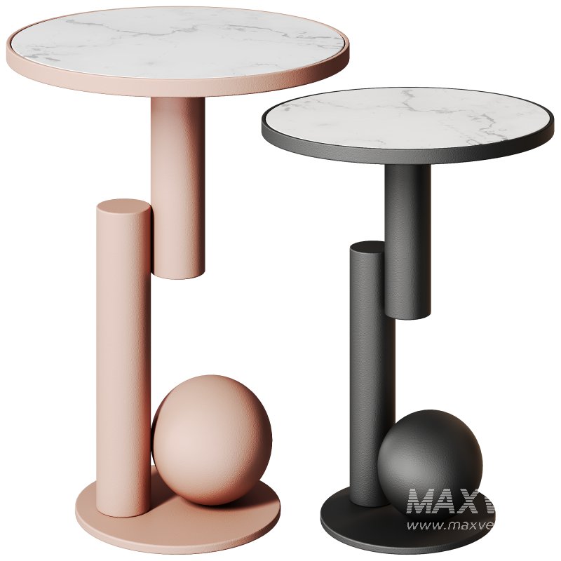 Simple Round Side Table by Unique Home Decor - Image 3