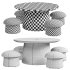 Mushroom Table and Pouf - Thumbnail 3