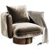 VELLUTO SWIVEL CHAIR - Thumbnail 3